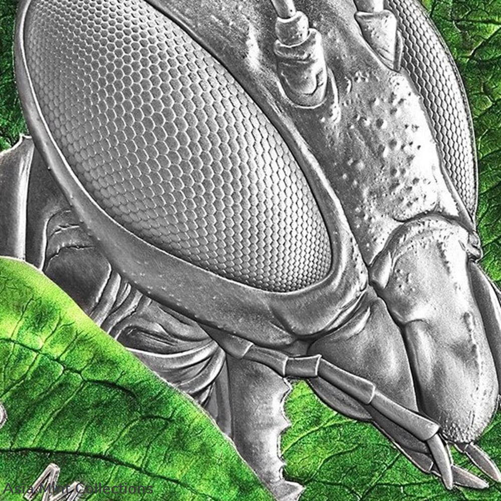 2022 - Macro Mantis Macro Insects 2 oz Antique finish Silver Coin 5$ Niue 2 coins ingots bullion 2022 macro mantis macro insects 2 oz antique finish silver coin 5 niue