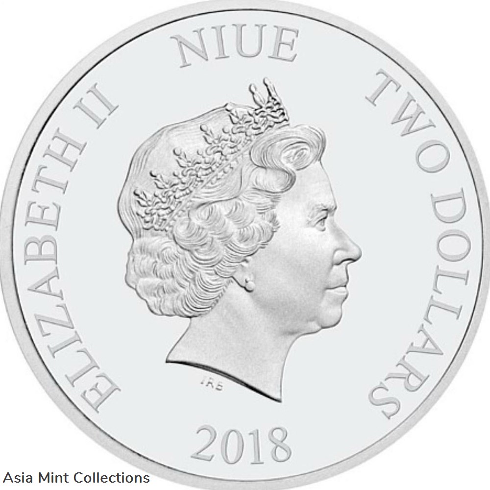 2018 - STAR WARS Classics: JABBA THE HUTT 1oz Silver Proof Coin 2 coins ingots bullion 2018 star wars classics jabba the hutt 1oz silver proof coin