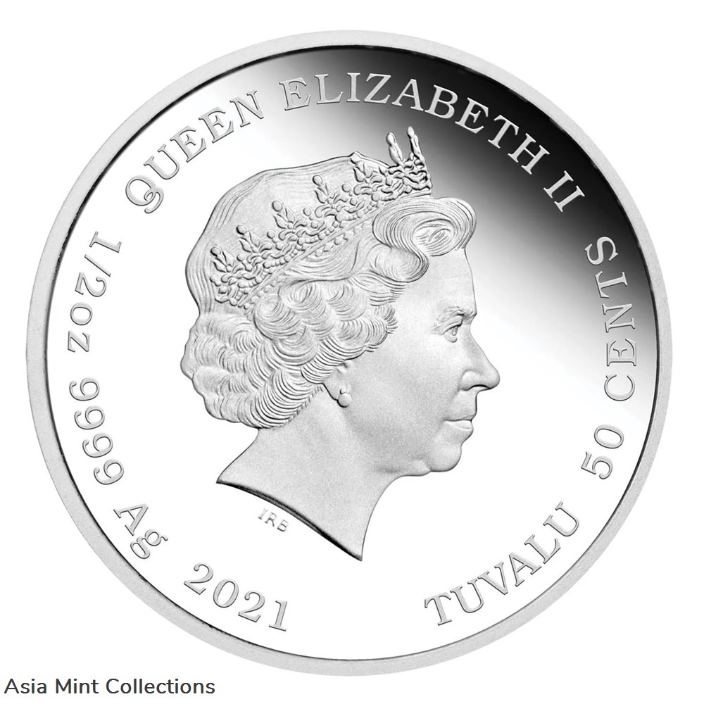 2022 Tuvalu-Perth Mint Minted $0.5 James Bond 007 "Gold Finger" 1/2oz Colorized Silver Proof Coin 2 coins ingots bullion 2022 tuvalu perth mint minted 0 5 james bond 007 gold finger 1 2oz colorized silver proof coin