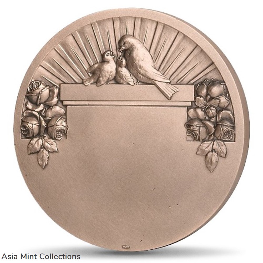 medals 2023 medal maternity pink bronze 59 mm