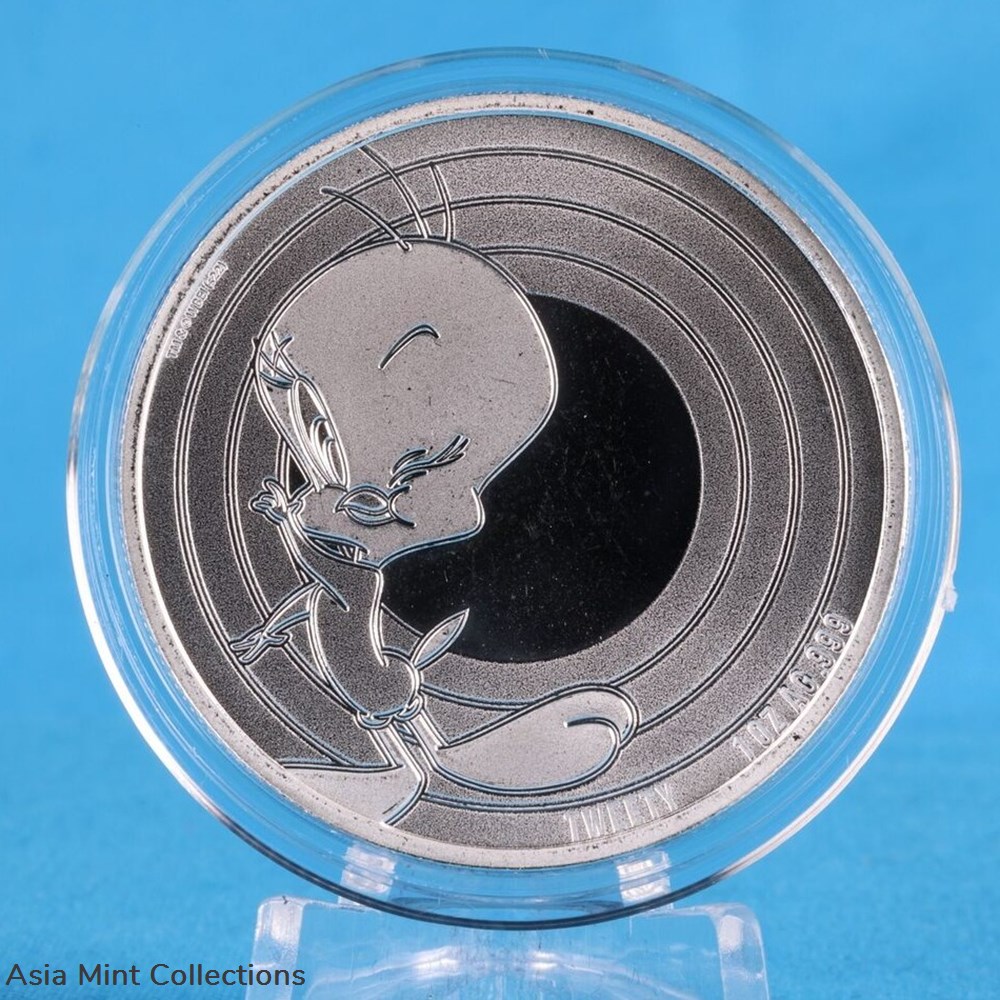 2023 - Silver Coin 1 oz 999 Samoa Looney Tunes™ Tweety™ ST/BU 6 coins ingots bullion 2023 silver coin 1 oz 999 samoa looney tunes tweety st bu
