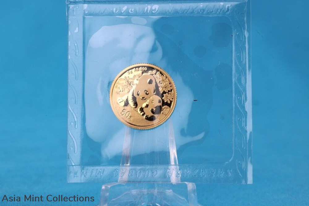 2024 - China 50 Yuan Panda 3 Grams 999 Gold in Original Packaging Film Welded 3 coins ingots bullion coin 2024 china 50 yuan panda 3 grams 999 gold in original packaging film welded
