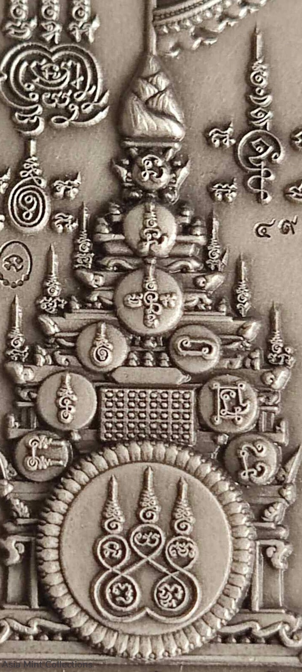 2021 - Authentic Thai amulet Happy Buddha Sangkachai Siwali Upakut Lucky LP PHAT real 6 coins ingots bullion silver coin 2021 authentic thai amulet happy buddha sangkachai siwali upakut lucky lp phat real