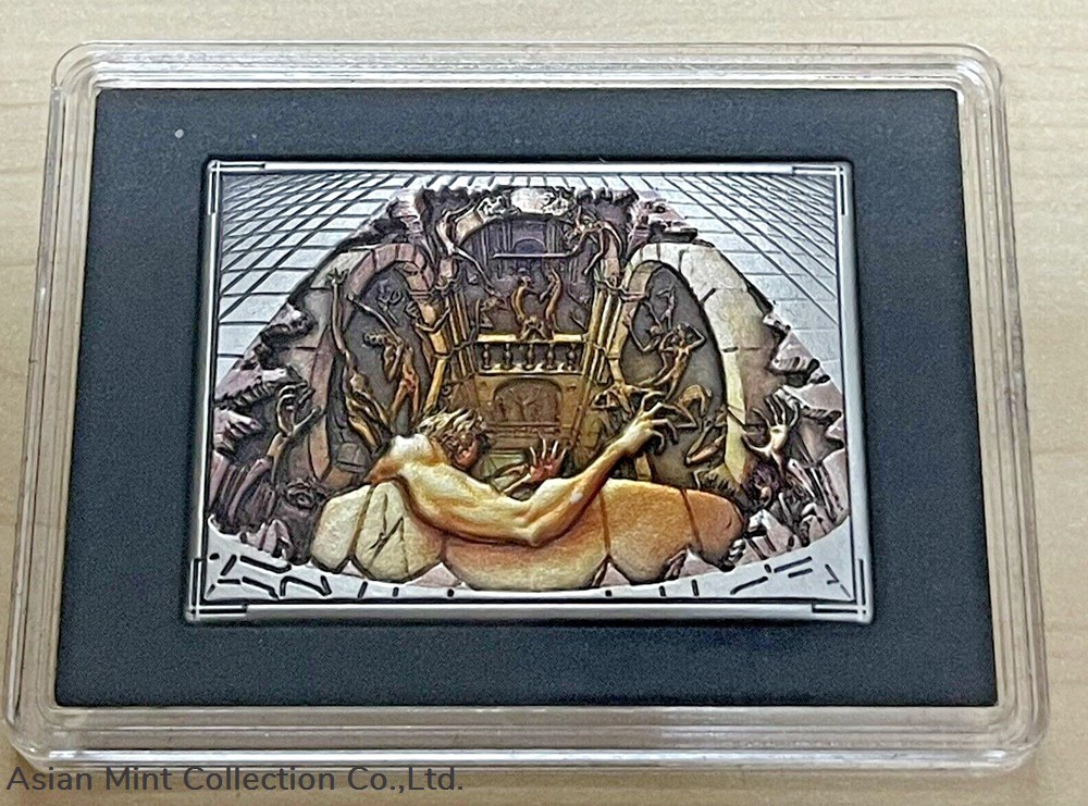 coins ingots bullion ingot 2022 hell 3d pavement illusions street art 1 oz silver niue