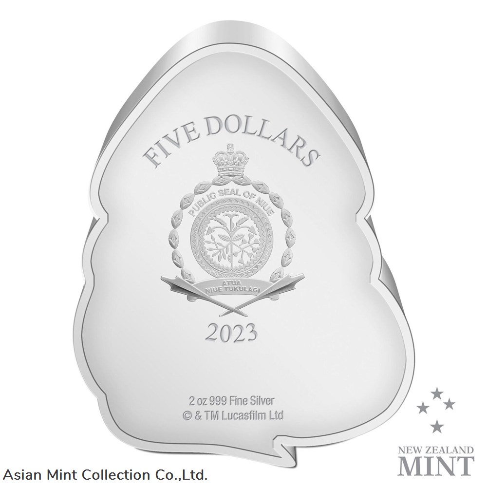 2023 - Niue Star Wars Jabba the Hutt Mega Chibi 2oz Silver Proof Coin 3 coins ingots bullion ingot 2023 niue star wars jabba the hutt mega chibi 2oz silver proof coin