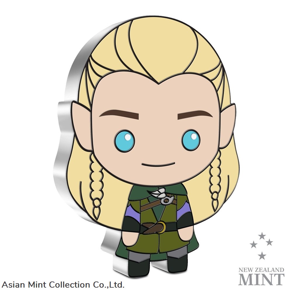 2021 - Niue Lord of the Rings Legolas 1 oz. Silver Chibi Coin coins ingots bullion ingot 2021 niue lord of the rings legolas 1 oz silver chibi coin