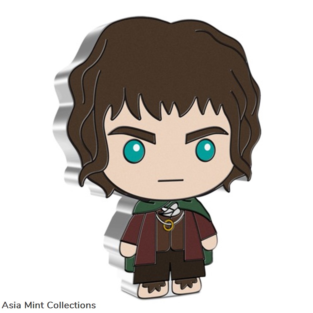 2021 Chibi™ THE LORD OF THE RINGS™ Series – Frodo Baggins 1oz Silver Coin coins ingots bullion 2021 chibi the lord of the rings series frodo baggins 1oz silver coin