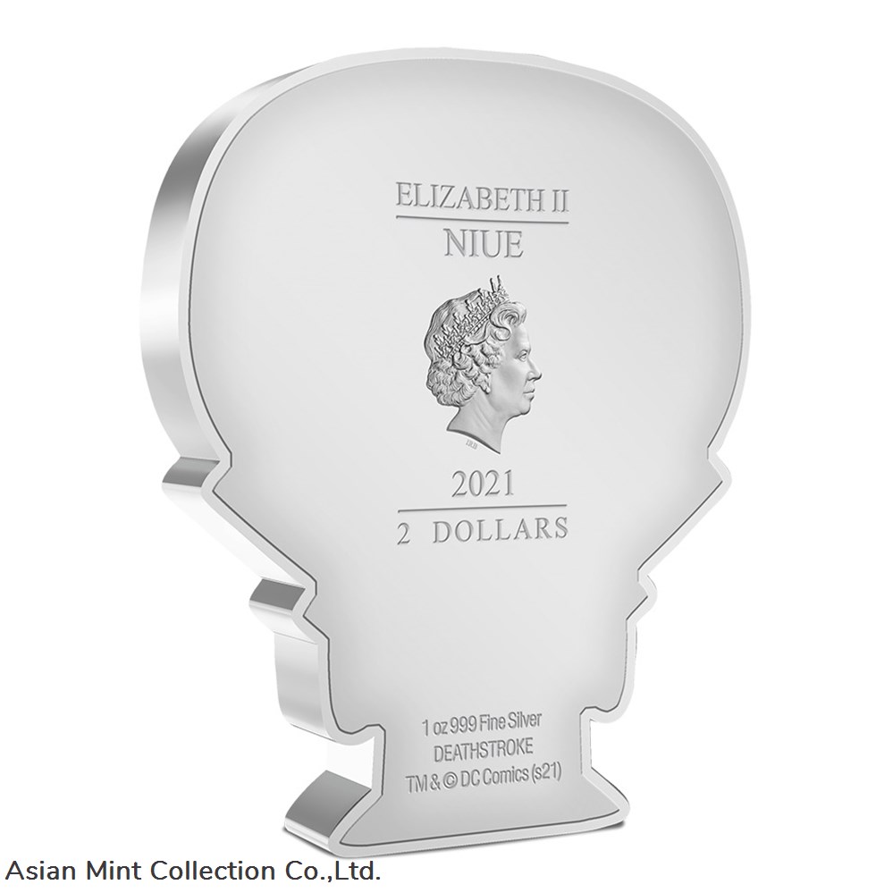 2021 Chibi DC Comics Series – DEATHSTROKE™ 1oz Silver Coin 2 coins ingots bullion ingot 2021 chibi dc comics series deathstroke 1oz silver coin