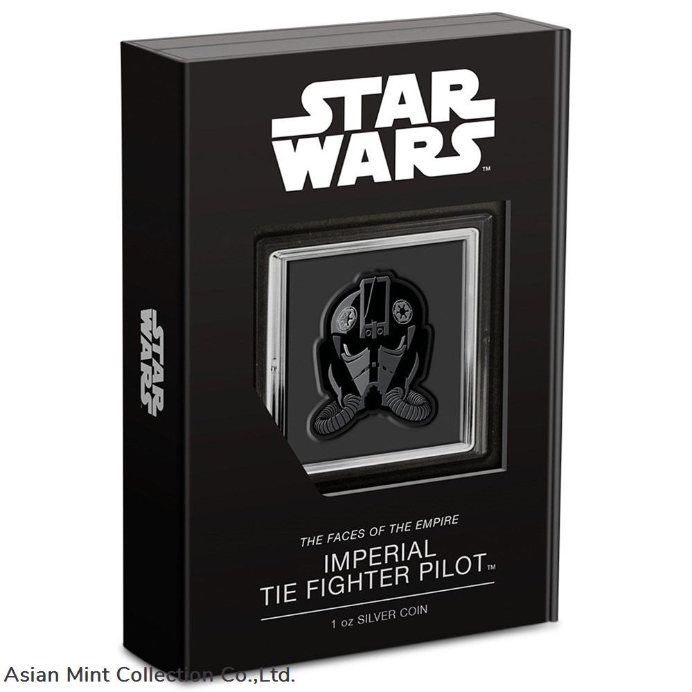 2021 The Faces of the Empire™ – Imperial TIE Fighter Pilot™ 1oz Silver Coin 3 coins ingots bullion ingot 2021 the faces of the empire imperial tie fighter pilot 1oz silver coin