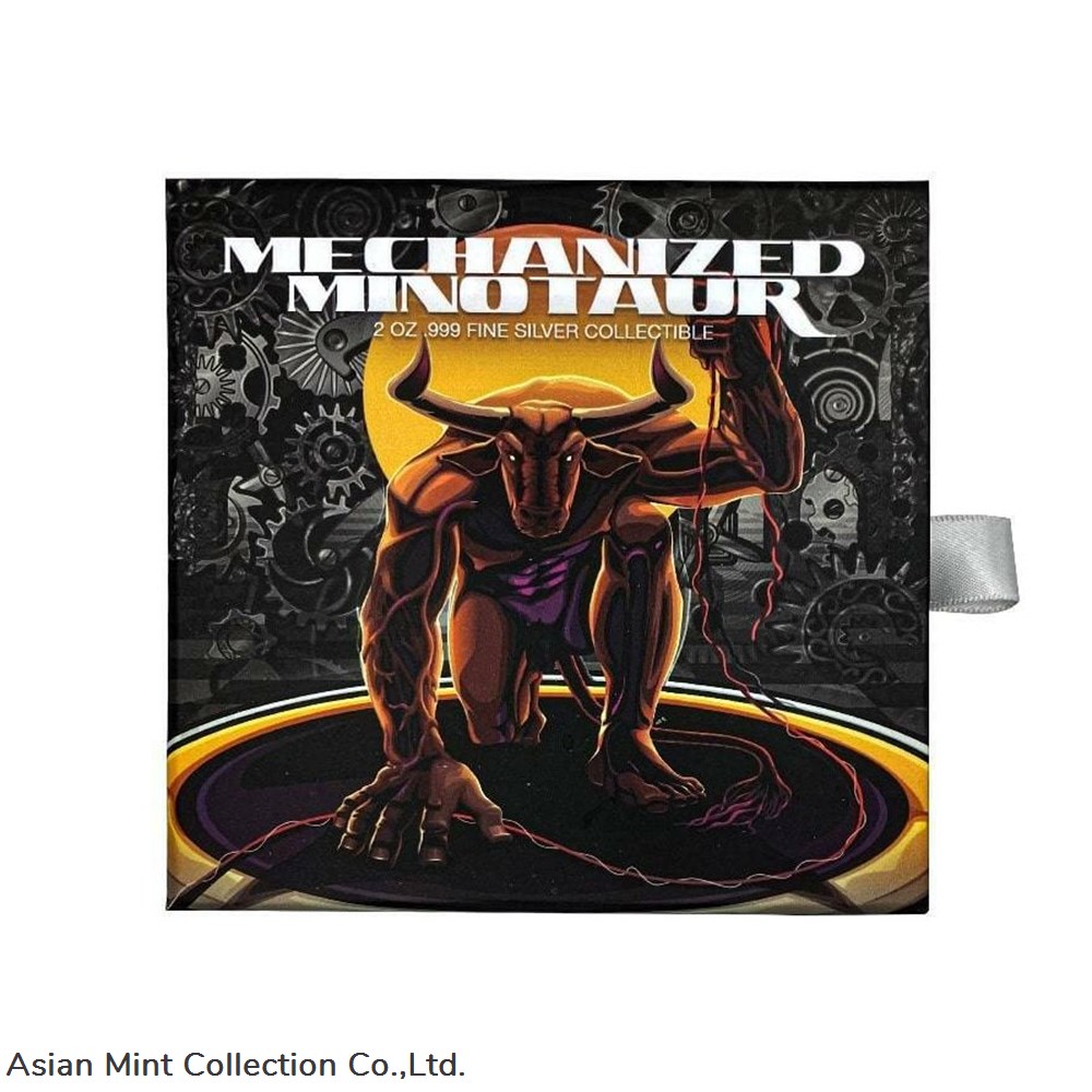 2022 Mechanized Minotaur Chad 2 oz .999 Silver Coin Steampunk 4 coins ingots bullion ingot 2022 mechanized minotaur chad 2 oz 999 silver coin steampunk