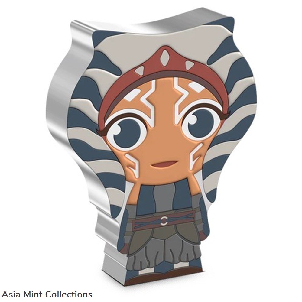 2023 Niue Star Wars The Mandalorian Ahsoka Tano 1oz Silver Chibi Coin coins ingots bullion 2023 niue star wars the mandalorian ahsoka tano 1oz silver chibi coin