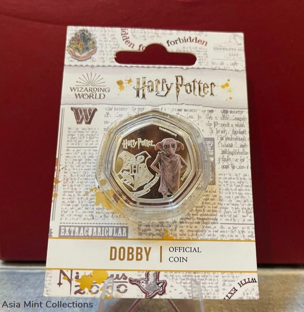 2021 Cook Island $25Cents Harry Potter Wizarding World DOBBY Silver Proof Heptagonal Shaped coins ingots bullion coin 2021 cook island 25cents harry potter wizarding world dobby silver proof heptagonal shaped