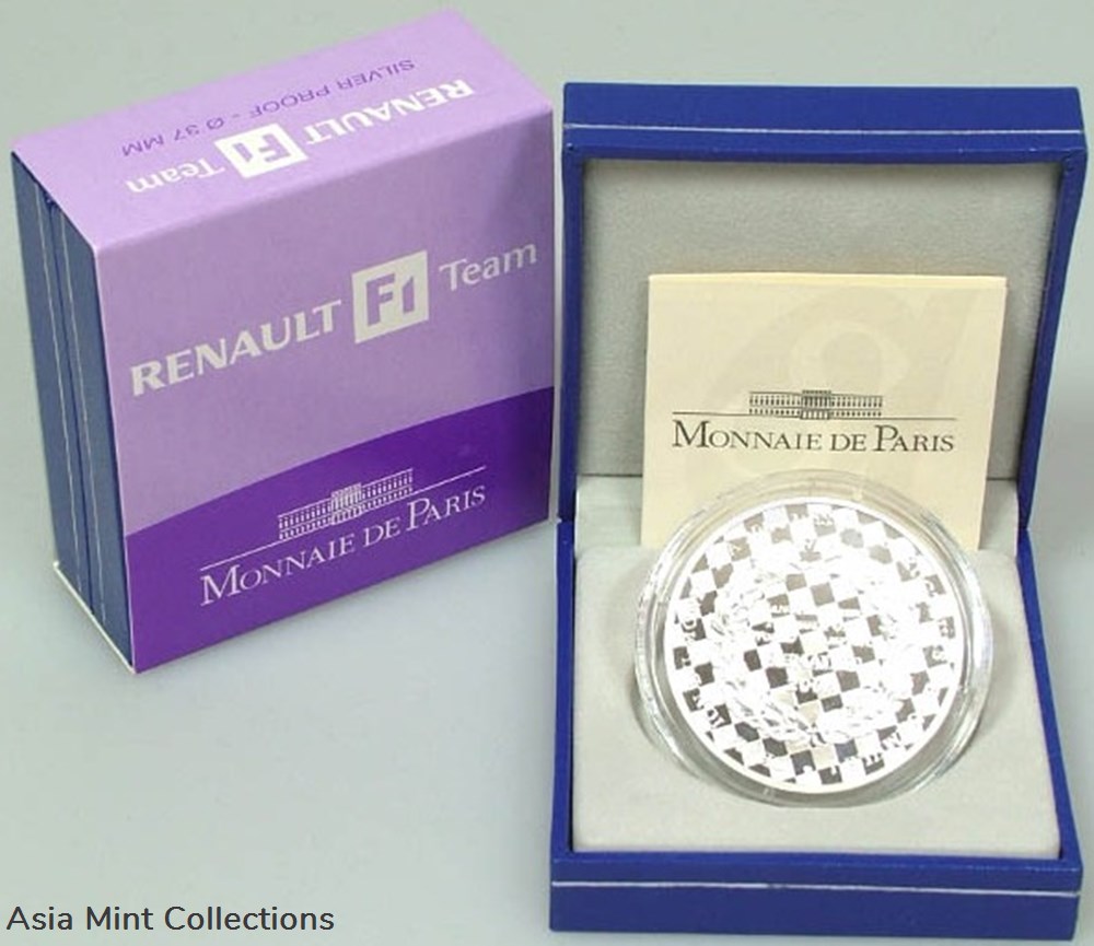 coins ingots bullion 2007 silver coin renault formula 1 france 1 50 eur monnaie paris