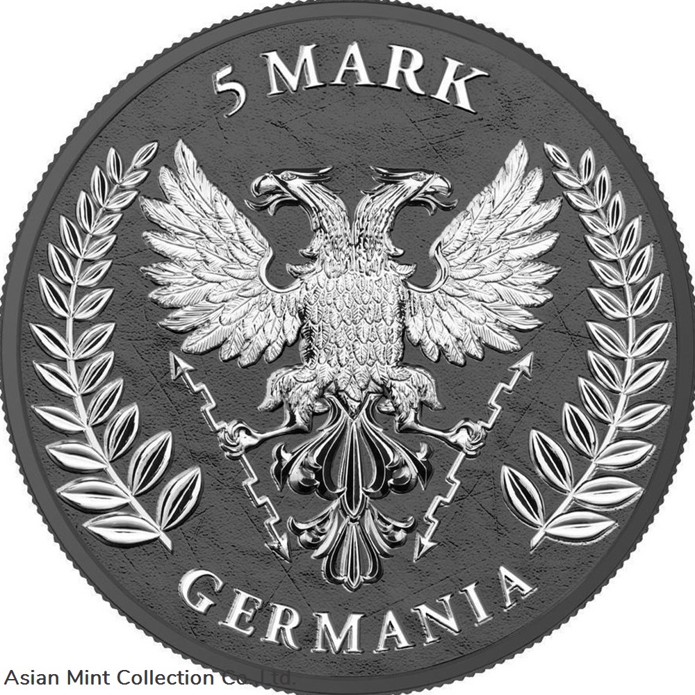 coins ingots bullion 2020 germania 5 mark germania iron cross 1 oz silver coin