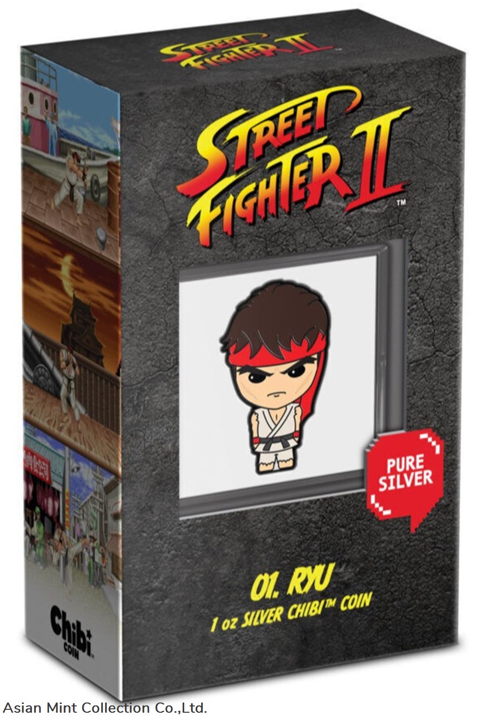 2021 Niue Street Fighter II Ryu 1 oz Silver Chibi Coin 5 coins ingots bullion ingot 2021 niue street fighter ii ryu 1 oz silver chibi coin