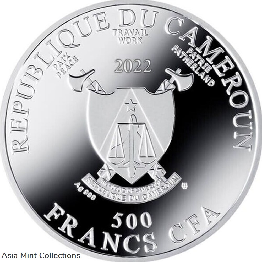 coins ingots bullion 2022 hope ii gustav klimt gustav klimt proof silver coin 500 francs cfa cameroun