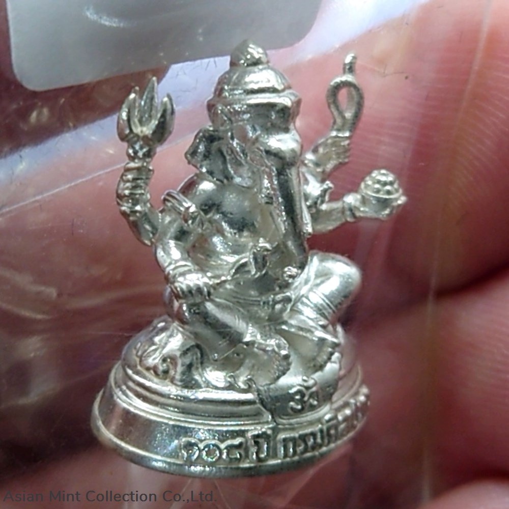 jewels clocks jewelry miscellaneous 2019 silver ganesha statue commemorative 108 years of the establishment of the fine arts department