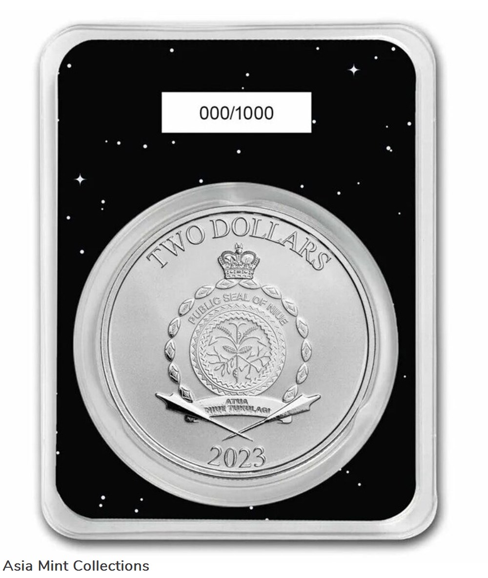 2023 Niue 1 oz . 999 silver Grogu Baby Yoda in Serialized Happy Holidays In TEP 2 coins ingots bullion coin 2023 niue 1 oz 999 silver grogu baby yoda in serialized happy holidays in tep