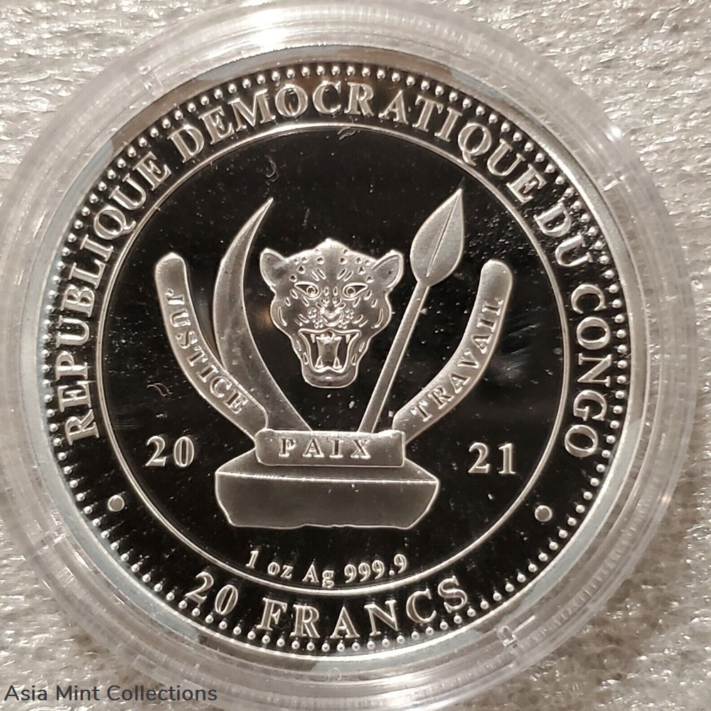 2021 Congo American Bald Eagle World Wildlife Series 1 oz .999 Silver coin 4 coins ingots bullion 2021 congo american bald eagle world wildlife series 1 oz 999 silver coin
