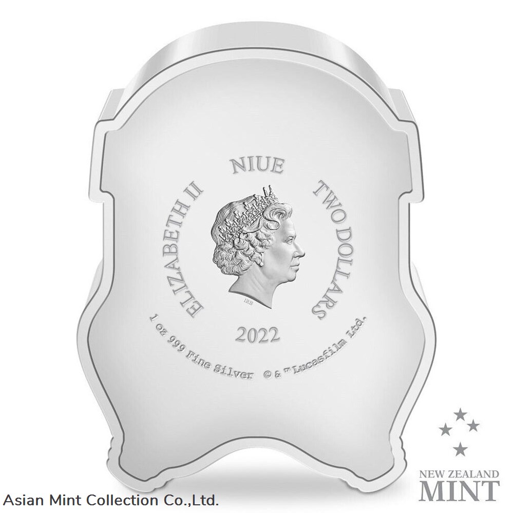 2022 Niue The Faces of the First Order TIE Fighter Pilot 1oz Silver Coin 2 coins ingots bullion ingot 2022 niue the faces of the first order tie fighter pilot 1oz silver coin