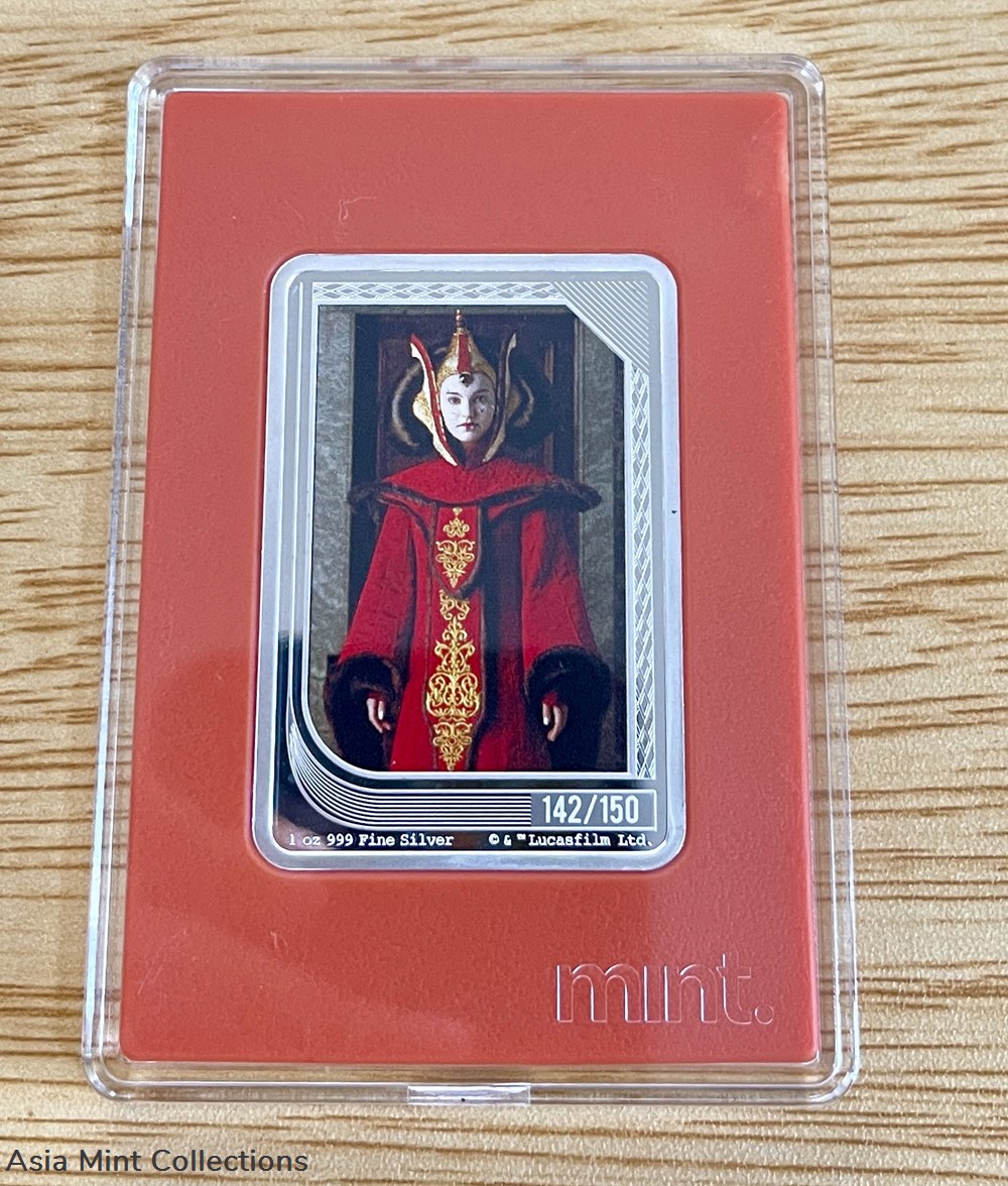 ingots bullion silver 2023 uncommon niue star wars trading coins padme amidala 142 150 mint sold out