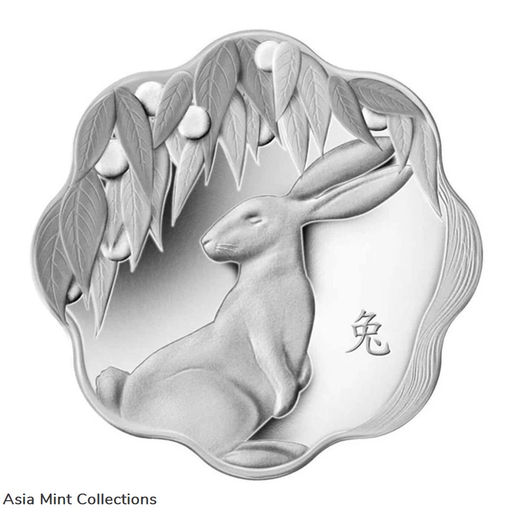 coins ingots bullion 2011 15 lunar lotus year of the rabbit sterling silver coin