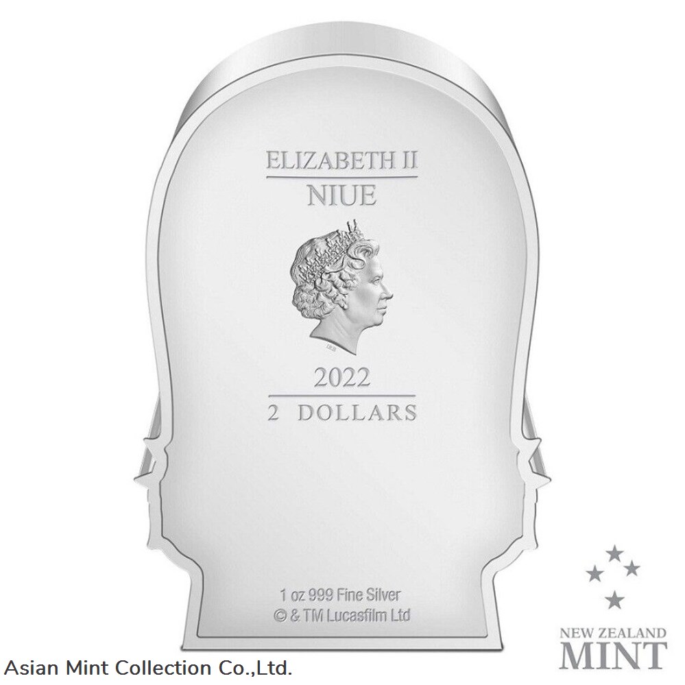 2022 - Niue Star Wars The Book of Boba Fett Krrsantan 1oz Silver Chibi Coin 3 coins ingots bullion ingot 2022 niue star wars the book of boba fett krrsantan 1oz silver chibi coin