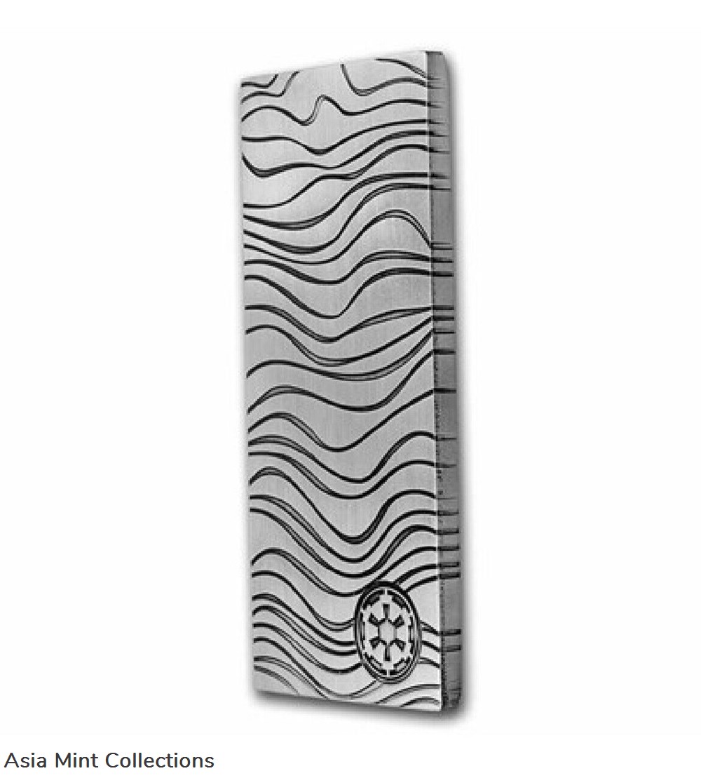 2023 -10 oz Beskar Silver Bar Coin Star Wars Mandalorian Disney .999 BACKORDER 3 coins ingots bullion 2023 10 oz beskar silver bar coin star wars mandalorian disney 999 backorder