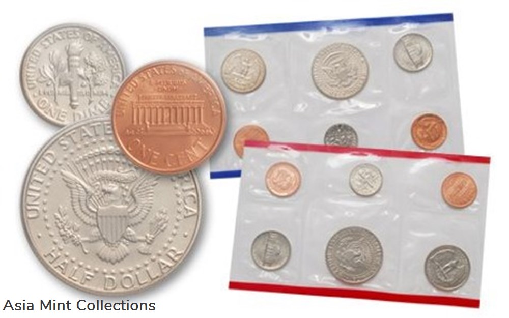 coins world united states 1993 the 1993 u s mint uncirculated coin set with d and p mint marks