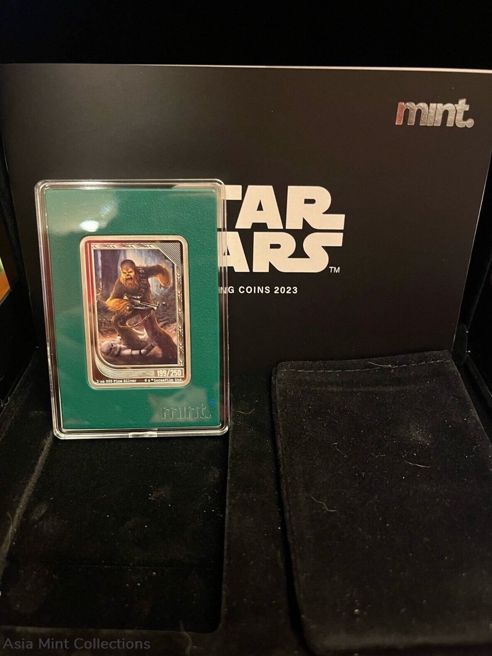 figurines cinema 2023 niue star wars mint trading coins chewbacca 199 250