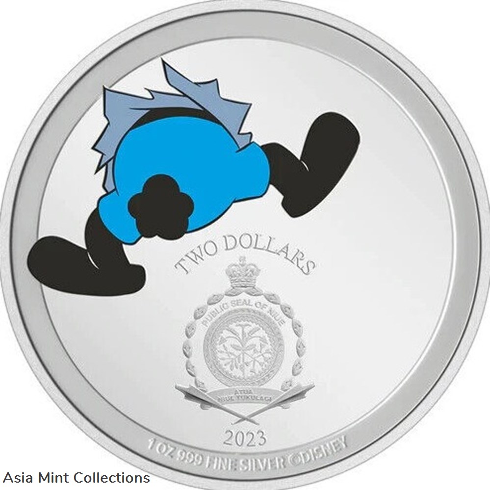 2023 Disney 100 Years of Wonder – Oswald the Lucky Rabbit 1oz Silver Coin 3 coins ingots bullion 2023 disney 100 years of wonder oswald the lucky rabbit 1oz silver coin