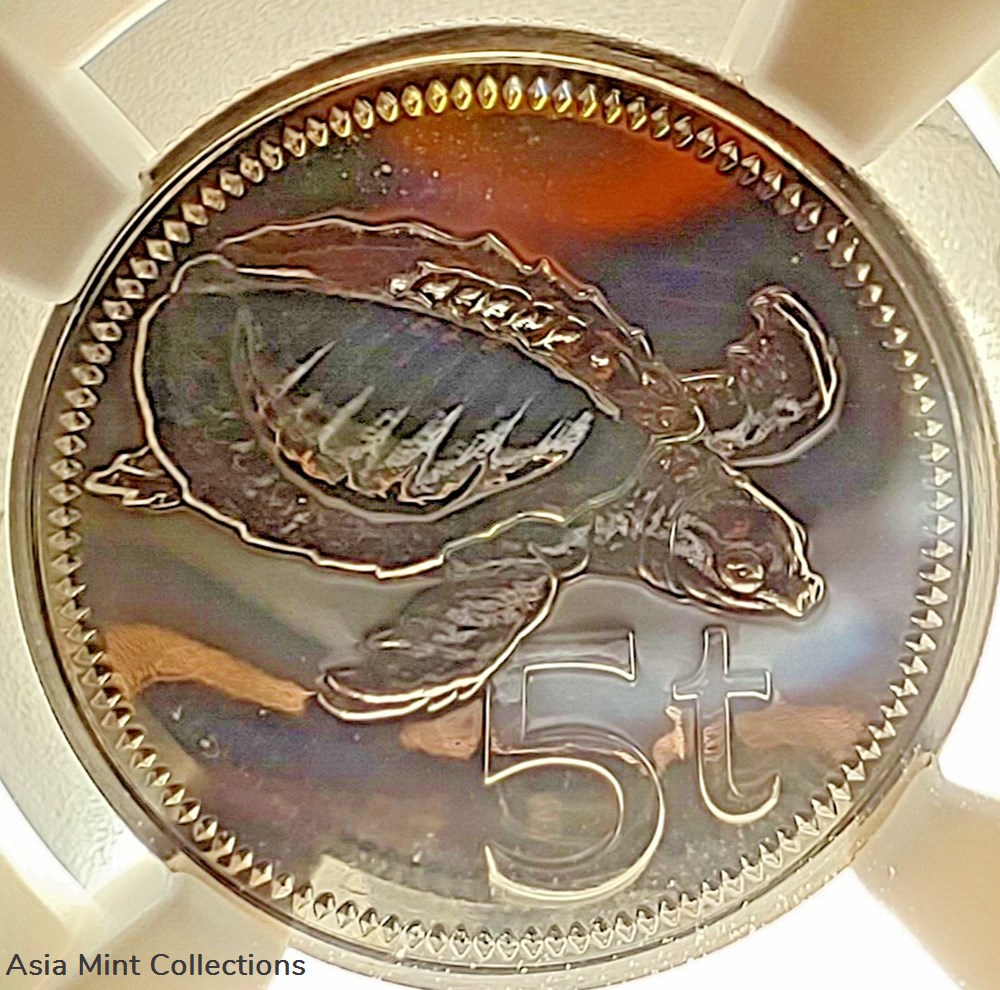 medals 1980 fm u papua new guinea 5 tofa ngc ms 69 dpl top pop low mintage 1120