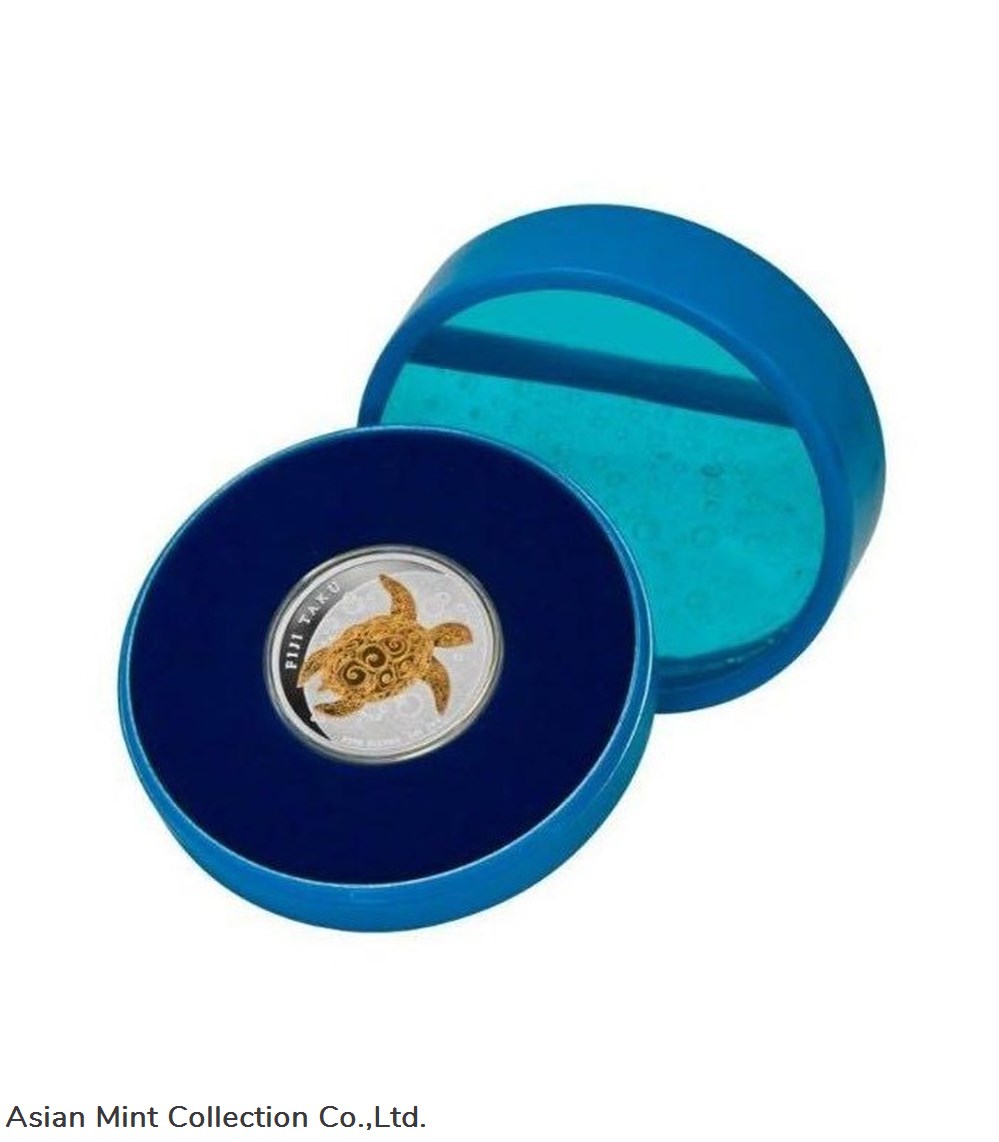2010 - NEW ZEALAND MINT FIJI TAKU TURTLE 3 coins world 2010 new zealand mint fiji taku turtle