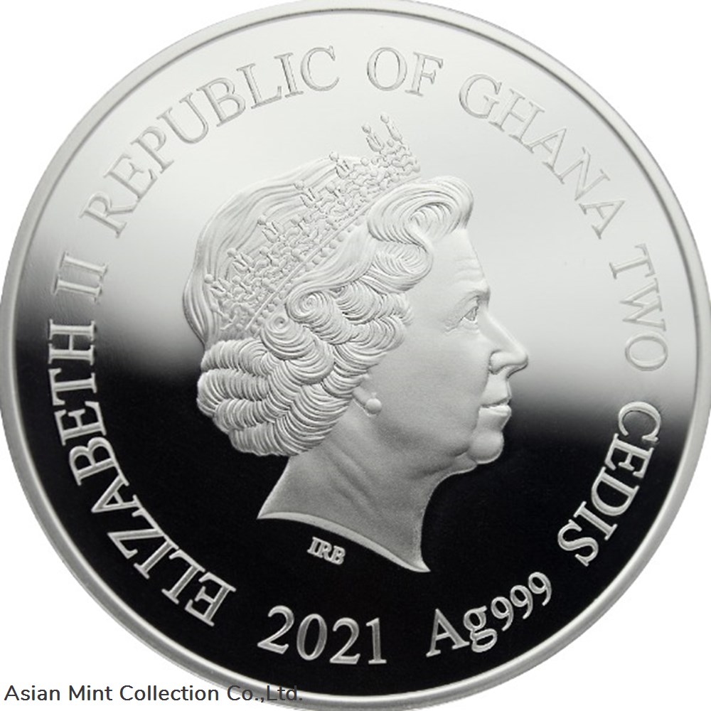 2021 - Love 1/2 oz Proof Silver Coin 2 Cedis Republic of Ghana 2 coins ingots bullion 2021 love 1 2 oz proof silver coin 2 cedis republic of ghana