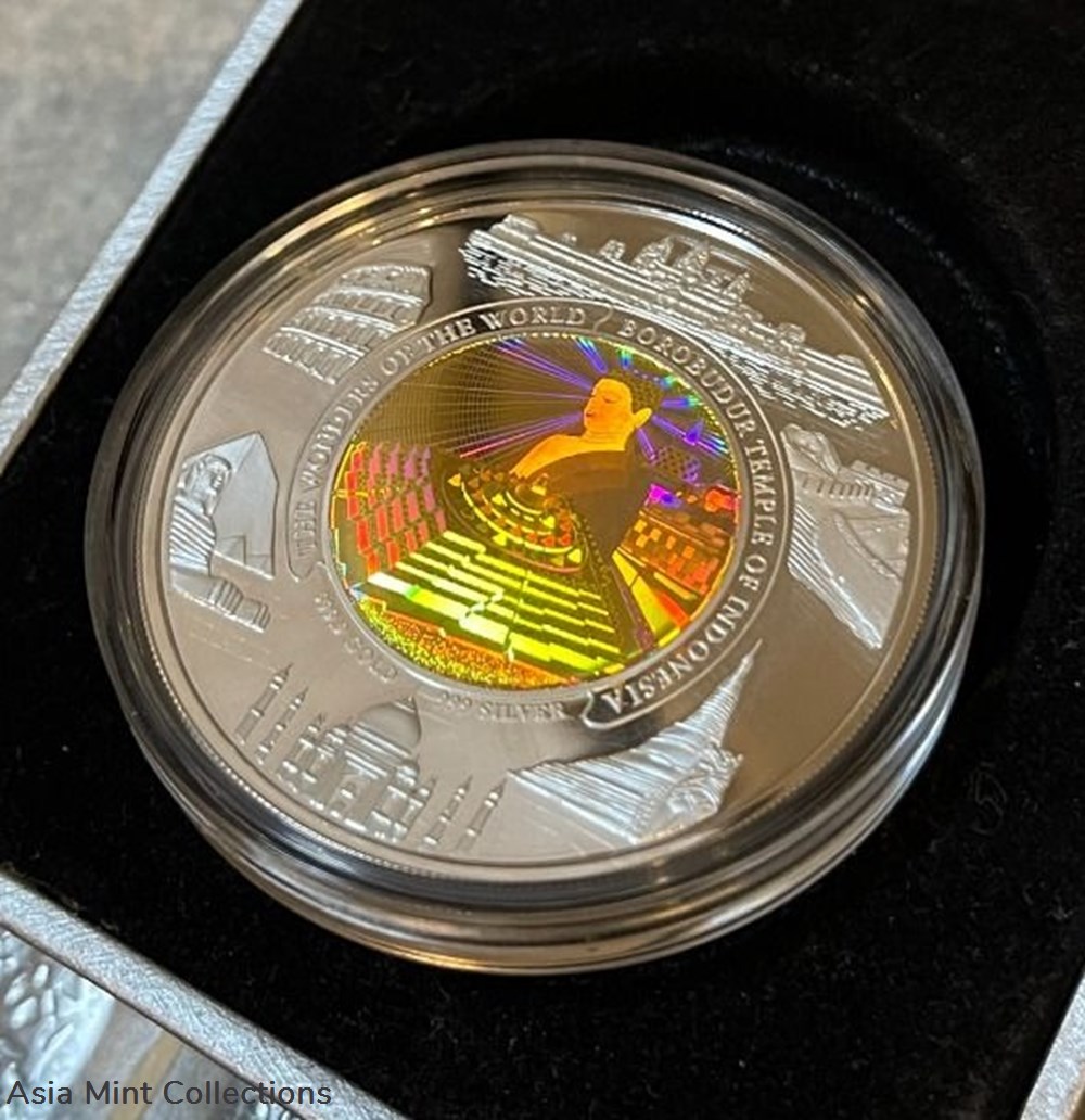2008 Cambodia 10000 Riels Wonder of The World Series - "Borobudur Temple of Indonesia" 3 coins ingots bullion gold coin 2008 cambodia 10000 riels wonder of the world series borobudur temple of indonesia