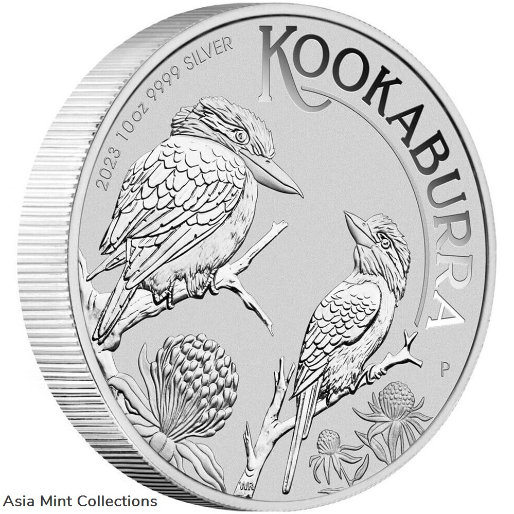 2023 - 10 Oz 9999 Silver Coin Perth Mint Kookaburra Australia Bullion Brand New coins ingots 2023 10 oz 9999 silver coin perth mint kookaburra australia bullion brand new