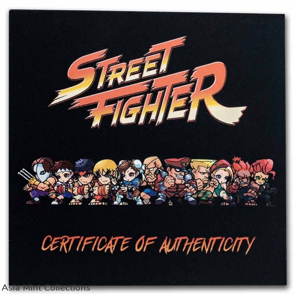 2021 Fiji 1 oz Ag $1 Street Fighter Mini Fighters: Ken Masters 5 coins ingots bullion silver coin 2021 fiji 1 oz ag 1 street fighter mini fighters ken masters
