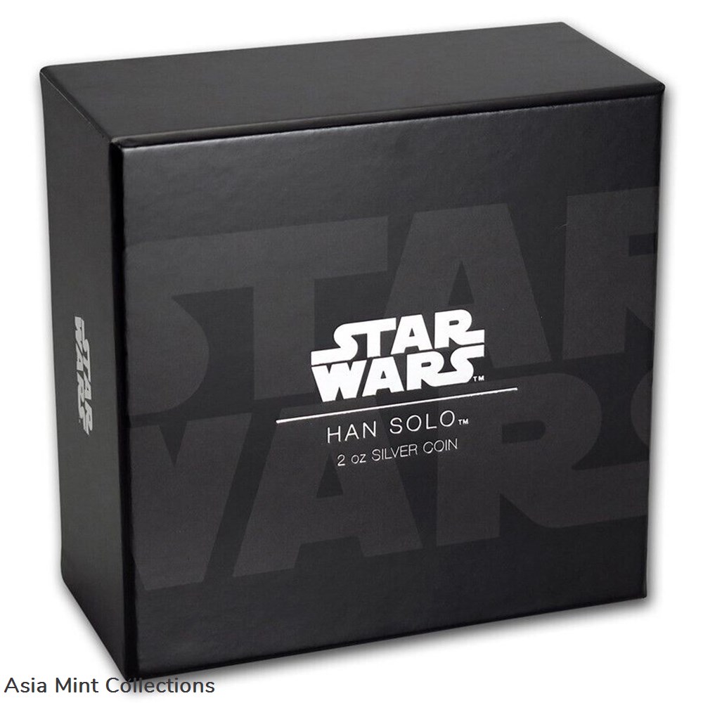 2017 Niue 2 oz Silver $5 Star Wars Han Solo Ultra High Relief 4 coins ingots bullion coin 2017 niue 2 oz silver 5 star wars han solo ultra high relief