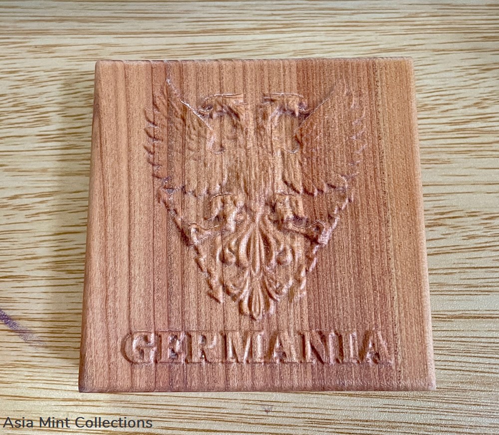 2019 - 1 Oz Silver Coin 5 Mark Germania - Ruthenium Holo Crystal Cross 5 coins ingots bullion 2019 1 oz silver coin 5 mark germania ruthenium holo crystal cross