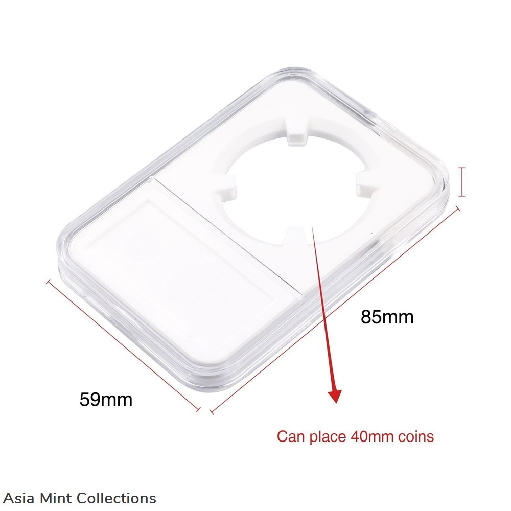 2022 - 10-Pack Coin Slab Display Holder Storage 40mm for AMERICAN SILVER EAGLE 1oz Coin 7 coins ingots bullion 2022 10 pack coin slab display holder storage 40mm for american silver eagle 1oz coin