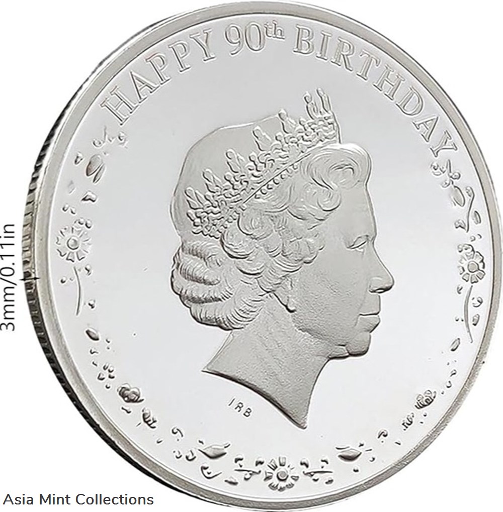 coins ingots bullion ingot 2016 canada one ounce silver plated queen elizabeth 90th birthday anniversary