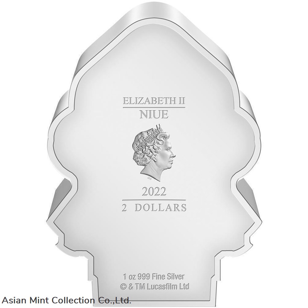 2022 - Star Wars™ – Admiral Ackbar™ 1oz Silver Chibi® Coin 3 coins ingots bullion 2022 star wars admiral ackbar 1oz silver chibi coin