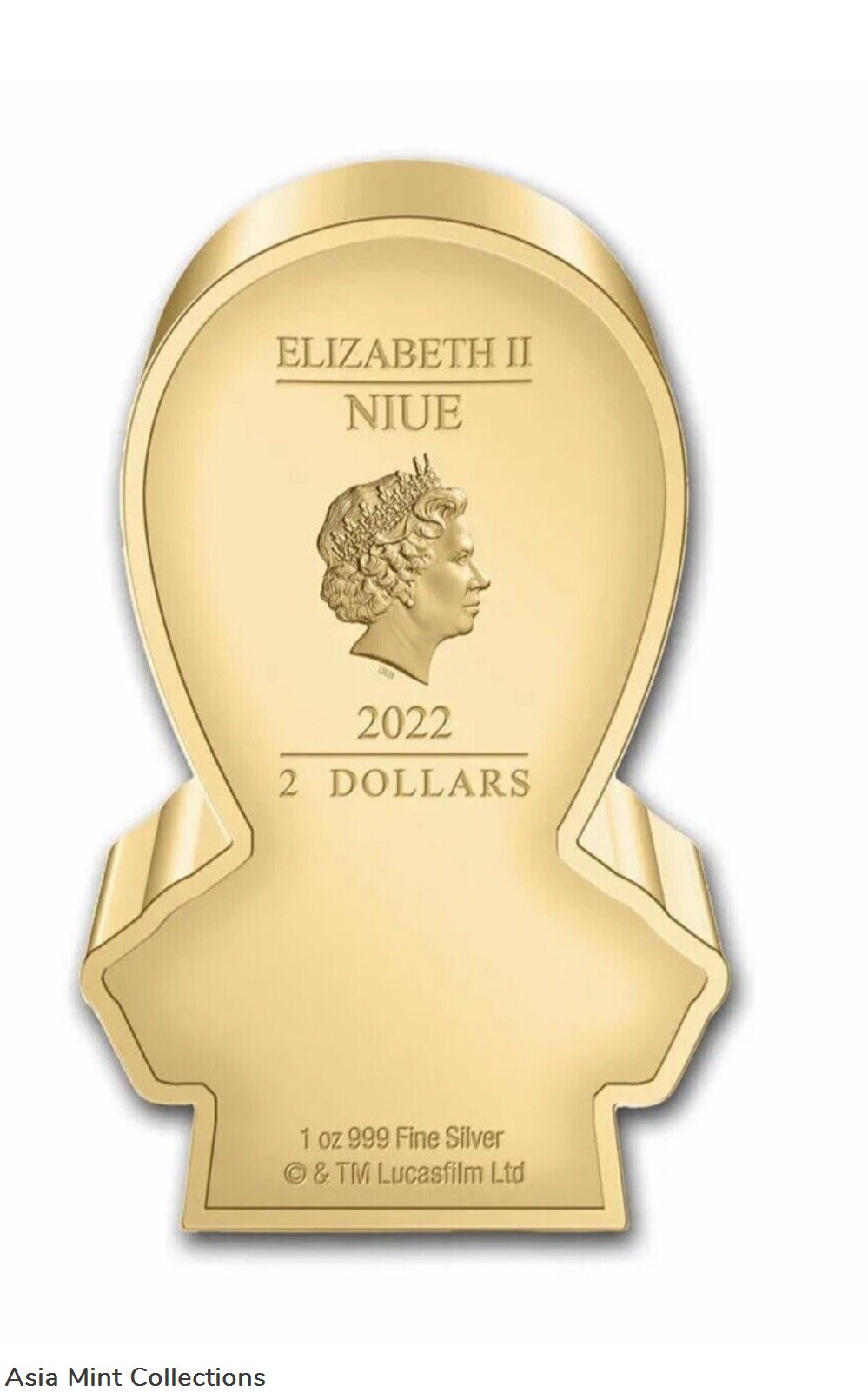 2022 Niue C-3PO C3PO Chibi 1 oz silver proof gilded Star War Day Mintage 2000 2 coins ingots bullion coin 2022 niue c 3po c3po chibi 1 oz silver proof gilded star war day mintage 2000