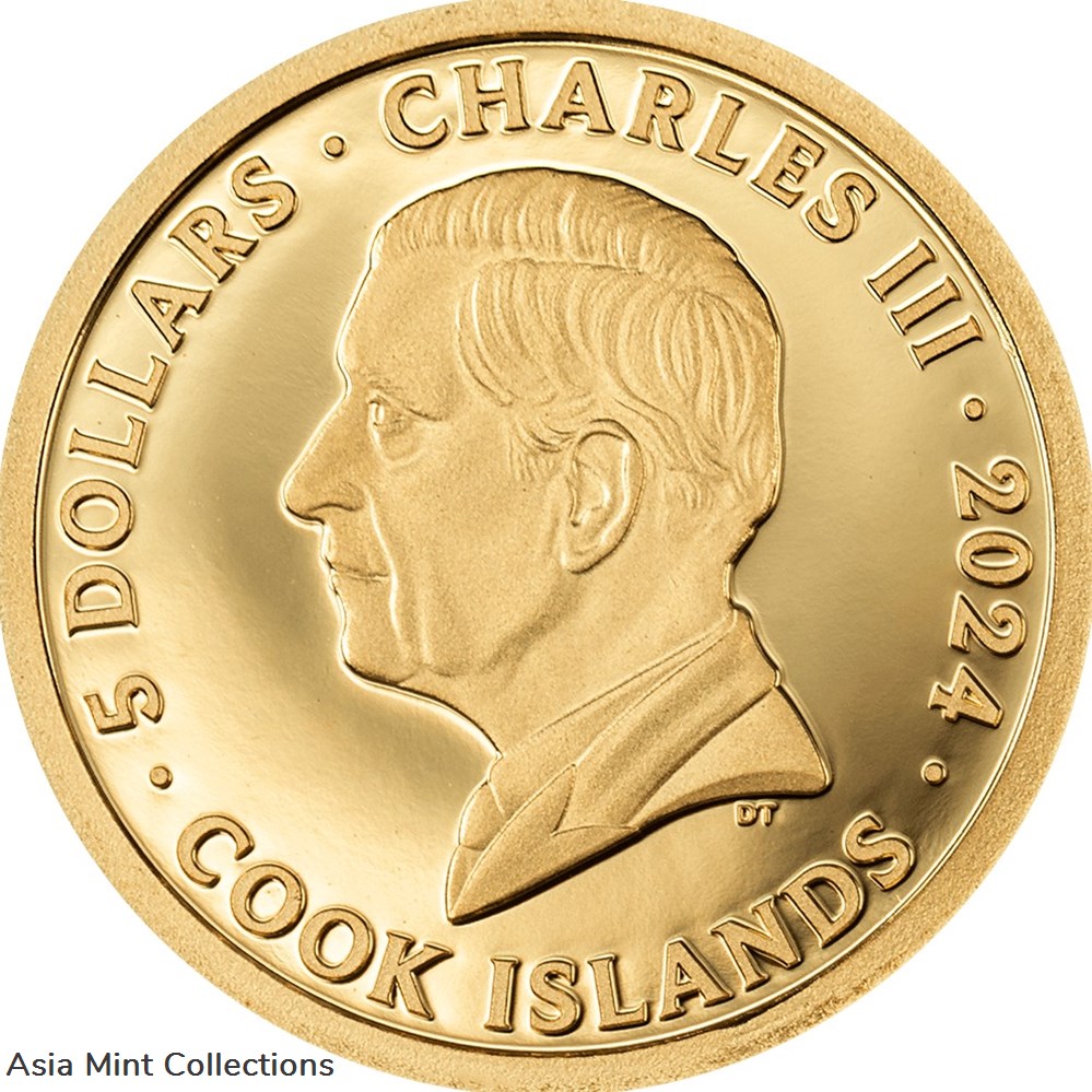 2024 Cook Islands Legends Wild West 0.5g Gold Proof Coin 2 coins ingots bullion ingot 2024 cook islands legends wild west 0 5g gold proof coin