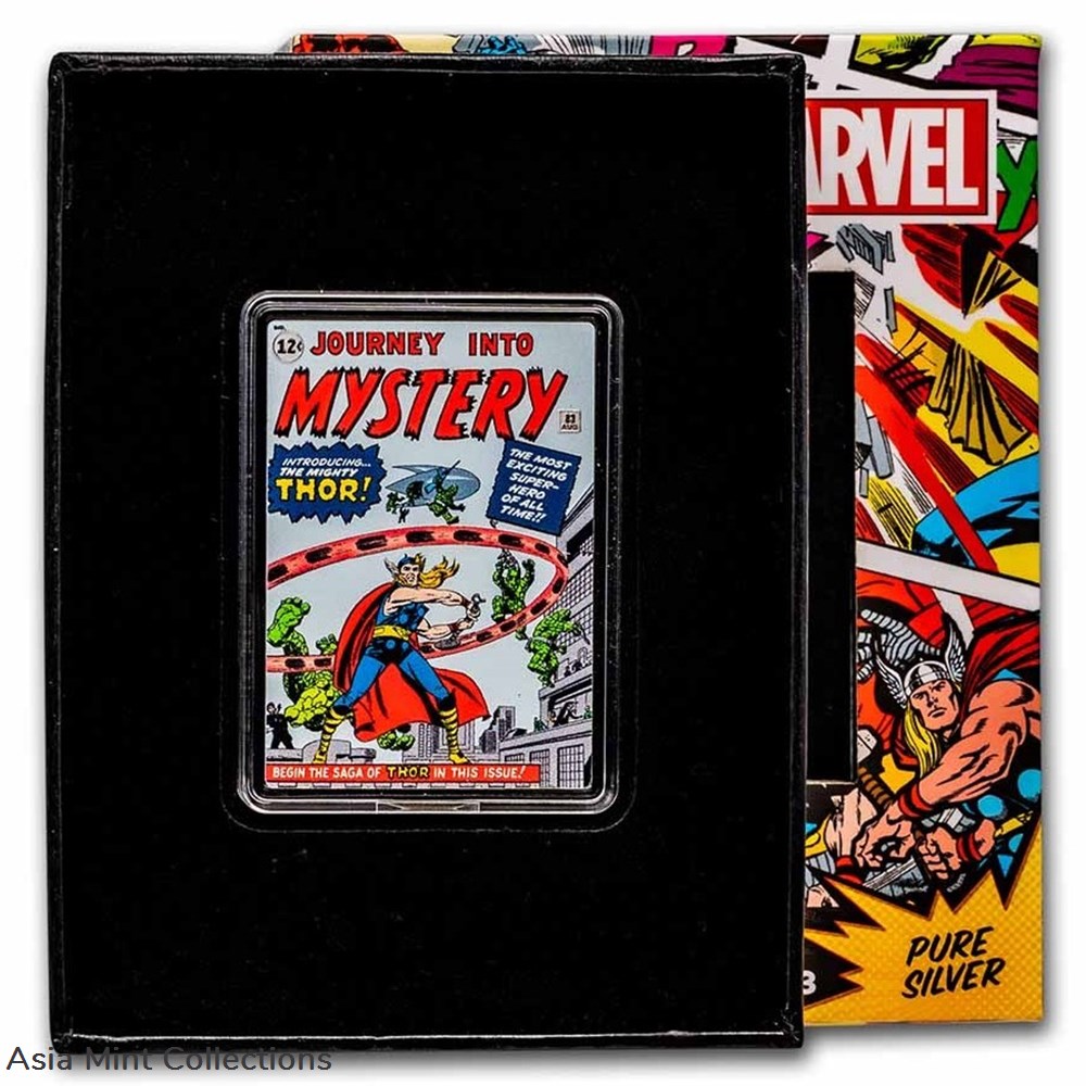 2023 COMIX™ - COMIX™ - Marvel Journey into Mystery #83 1oz Silver Coin 4 coins ingots bullion 2023 comix comix marvel journey into mystery 83 1oz silver coin
