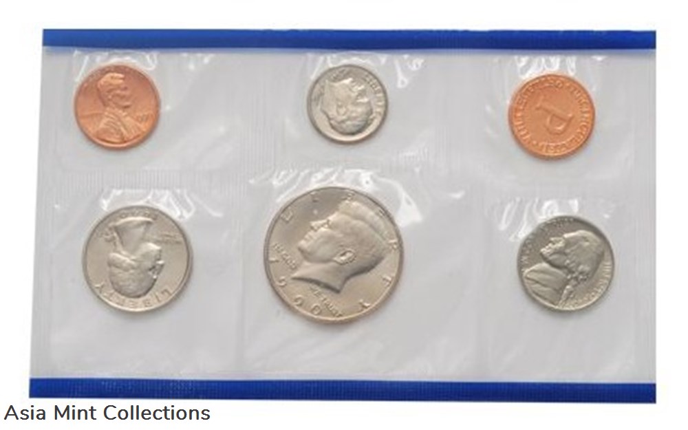 coins world united states 1990 u s mint uncirculated coin set with d and p mint marks