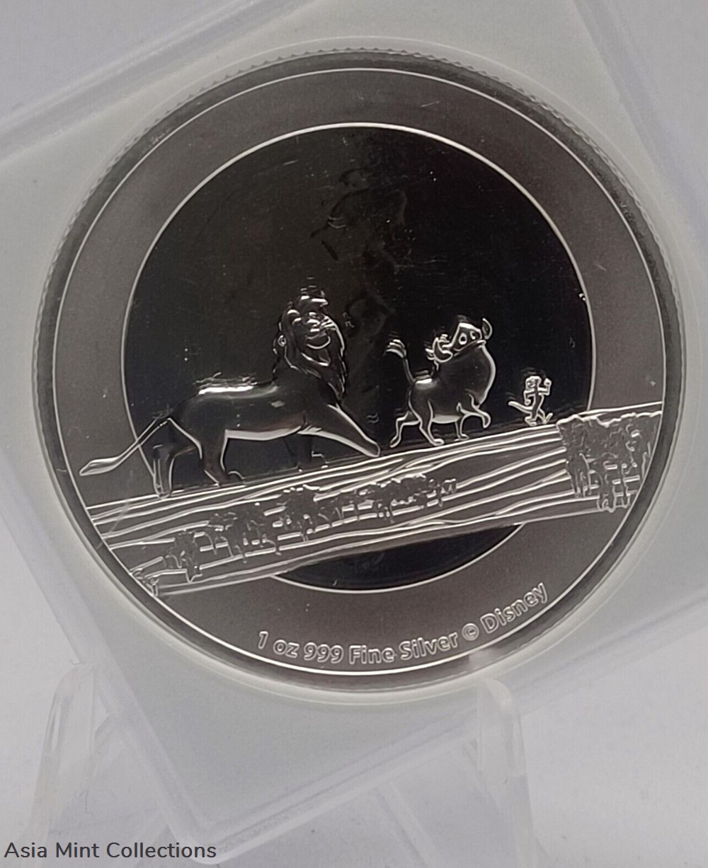 coins ingots bullion coin 2021 2dollars niue disney hakuna matata 1oz silver 999