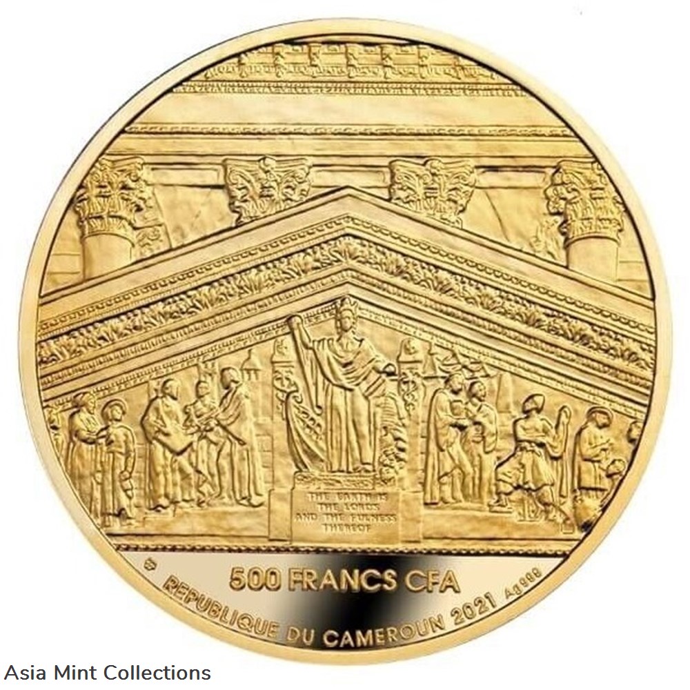 2021 - Winner Takes All 1/2 oz Silver Coin 500 Francs CFA Cameroon 2 coins ingots bullion 2021 winner takes all 1 2 oz silver coin 500 francs cfa cameroon