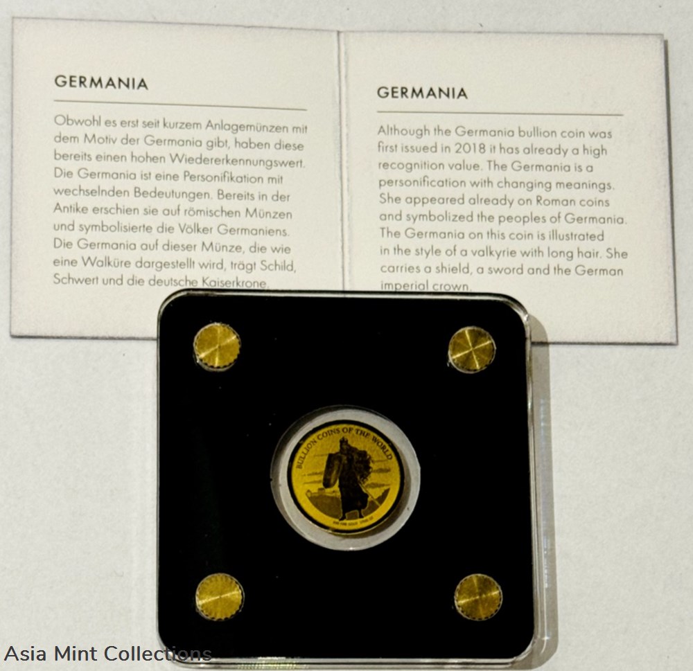 coins ingots bullion 2018 munze coin germania feingold 999 1000 fine gold 999 1000