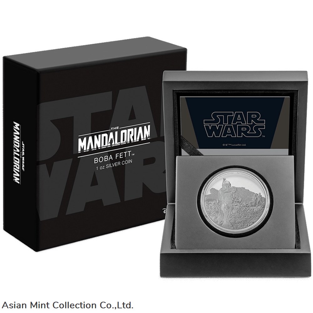 coins ingots bullion ingot 2022 the mandalorian classic boba fett 1oz silver coin